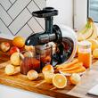 Storcator de fructe si legume cu ax melcat  Slow Juicer, 150 W, 90-105 rpm, Capacitate 650 ml