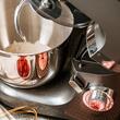 Robot de bucatarie planetar, 1200 W, 4 functii, Bol Inox 7 l, 6 viteze, 3 site pentru tocat carne