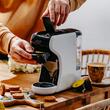 Espressor cafea cu capsule 19 Bar, 5 adaptoare de capsule interschimbabile, Rezervor 0.6 l, 1450 W, Alb