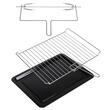 Cuptor electric 1800 W, 48 l, Temperatura reglabila 90-230 ° C, Timp reglabil, Rotisor, Tava si grilaj copt, Negru