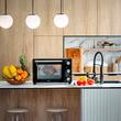 Cuptor electric 1800 W, 48 l, Temperatura reglabila 90-230 ° C, Timp reglabil, Rotisor, Tava si grilaj copt, Negru