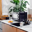 Cuptor electric 1800 W, 48 l, Temperatura reglabila 90-230 ° C, Timp reglabil, Rotisor, Tava si grilaj copt, Negru