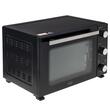 Cuptor electric 1800 W, 48 l, Temperatura reglabila 90-230 ° C, Timp reglabil, Rotisor, Tava si grilaj copt, Negru