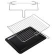 Cuptor electric 1800 W, 48 l, Temperatura reglabila 90-230 ° C, Timp reglabil, Rotisor, Tava si grilaj copt, Alb