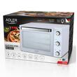Cuptor electric 1800 W, 48 l, Temperatura reglabila 90-230 ° C, Timp reglabil, Rotisor, Tava si grilaj copt, Alb