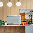 Cuptor electric 1800 W, 48 l, Temperatura reglabila 90-230 ° C, Timp reglabil, Rotisor, Tava si grilaj copt, Alb