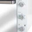 Cuptor electric 1800 W, 48 l, Temperatura reglabila 90-230 ° C, Timp reglabil, Rotisor, Tava si grilaj copt, Alb