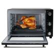 Cuptor electric 2000 W, 60 l, Temperatura reglabila 90-230 ° C, Timp reglabil, Rotisor, Tava si grilaj copt, Negru