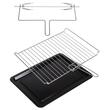 Cuptor electric 2000 W, 60 l, Temperatura reglabila 90-230 ° C, Timp reglabil, Rotisor, Tava si grilaj copt, Negru