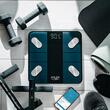 Cantar Smart, Tuya App, 18 parametri masurati, max 180 kg, Sticla securizata 6 mm, 10 utilizatori, Negru