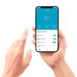 Cantar Smart, Tuya App, 18 parametri masurati, max 180 kg, Sticla securizata 6 mm, 10 utilizatori, Negru
