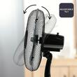 Ventilator cu picior, 45 W, 3 x viteze, Reglabil inaltime, functie oscilatie