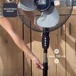 Ventilator cu picior, 45 W, 3 x viteze, Reglabil inaltime, functie oscilatie
