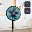 Ventilator cu picior, 55 W, 3 x viteze, Reglabil inaltime 113 -137 cm, functie oscilatie