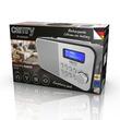 Radio portabil FM, antena telescopica, Afisaj Digital, Acumulator Li-Ion, Alarma