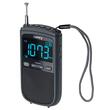 Mini Radio portabil AM/FM, antena telescopica, Afisaj Digital, Acumulator Li-Ion, Alarma, Ceas