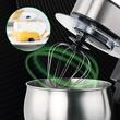 Mixer planetar, 2000 W, 6 viteze, Bol Inox 5 l, ecran LCD, Argintiu