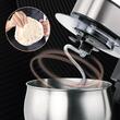 Mixer planetar, 2000 W, 6 viteze, Bol Inox 5 l, ecran LCD, Argintiu