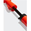 Pompa pentru umflat mingi, Adidas CZ9556, din plastic, portocalie