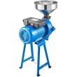 Moara electrica pentru faina, malai, condimente, cafea, Vevor 1500 W, capacitate 50 kg/h, Palnie inox, macinare umeda/uscata