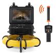 Camera inspectie endoscop cu locator 512 Hz, Vevor Profesional, Monitor 9 inch, 720p, Lungime 91.5 m, IP68, pentru canalizari