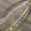 Bec led decorativ Eliptic-XL Amber, luminozitate 620 lm, E27, inaltime 46.5 cm