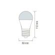 Bec led cu senzor de miscare si de lumina, Horoz Force-10, putere 10W, E27, Lumina naturala, clasa energetica F