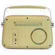 Radio Retro FM portabil, Acumulator Li-Ion, Bluetooth, USB, AUX, Putere 30W, 210 x 80 x 160mm, Maro