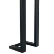Suport prosoape Krodesign KRO-1202, dimensiune 100x20x14 cm, otel, negru
