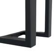 Suport prosoape Krodesign KRO-1202, dimensiune 100x20x14 cm, otel, negru