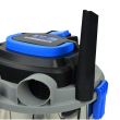 Aspirator industrial umed-uscat Geko G81097, functie de suflare, 1250 W, cuva inox, 20 L
