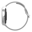 Ceas Smartwatch rezistent la apa IP68, diametru 36 mm, 2 x curele, 15 zile de functionare cu o singura incarcare, Argintiu