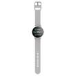 Ceas Smartwatch rezistent la apa IP68, diametru 36 mm, 2 x curele, 15 zile de functionare cu o singura incarcare, Argintiu