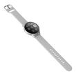 Ceas Smartwatch rezistent la apa IP68, diametru 36 mm, 2 x curele, 15 zile de functionare cu o singura incarcare, Argintiu