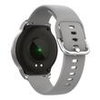 Ceas Smartwatch rezistent la apa IP68, diametru 36 mm, 2 x curele, 15 zile de functionare cu o singura incarcare, Argintiu