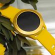Ceas Smartwatch Colorum, diametru 31 mm, Bluetooth, Rezistent la apa IP 68, ritm cardiac, pedometru, contor de calorii si monitorizare a somnului incorporat, Galben, Carcasa