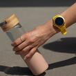 Ceas Smartwatch Colorum, diametru 31 mm, Bluetooth, Rezistent la apa IP 68, ritm cardiac, pedometru, contor de calorii si monitorizare a somnului incorporat, Galben, Carcasa