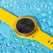 Ceas Smartwatch Colorum, diametru 31 mm, Bluetooth, Rezistent la apa IP 68, ritm cardiac, pedometru, contor de calorii si monitorizare a somnului incorporat, Galben, Carcasa