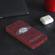 Powerbank slim, 6000mAh, Iesire 2xUSB, Logo led Friends, functie de incarcare rapida
