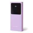 Powerbank Colorum Violet, slim, 10000mAh, Conector USB-C / USB-A, 22.5 W, afisaj led