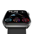 Ceas Smartwatch Amoled 3D, diametru 50 mm, Incarcare inductiva, Bluetooth, rezistent la apa IP67, Timp de lucru 5 zile, Negru