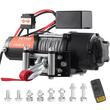 Troliu electric Vevor 12V, capacitate 2045 kg, Lungime cablu 12 m, Telecomanda, IP55