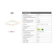 Pendul Clasis-21, putere 21 W, Led, dimensiuni 418x418 mm, 4000 k, 1470 lm, aluminiu