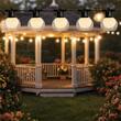 Ghirlanda decorativa led, 10 x becuri incluse, Exterior IP44, Lumina calda 3000K, Lungime 8 m