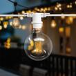 Ghirlanda decorativa pentru 10 becuri, Exterior IP65, Lungime 10 m, Alba, Extensibila max 50 m