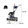 Motosapa BullMach Flora, 1 viteza, 4.5 CP, Latime lucru 68 cm