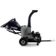 Tocator de gradina cu motor pe benzina Blackstone Briggs &Stratton, max 100 mm, 15.5 CP, transmisie curea, pornire la cheie