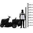 Tractoras de tuns iarba Alpina AT4 98HA, transmisie automata, 16 CP, mulching, 240 l
