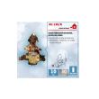 Decor fereastra ratan, cu 10 Led-uri, forma brad, Home KIL 130/R, alimentare baterii