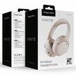 Casti wireless cu atenuare zgomot ANC, Diametru difuzor 40 mm, Bej, Bluetooth 5.4